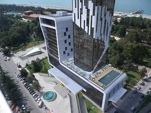 Penetron project: Le Méridien Batumi Tower - luxury hotel concrete protection