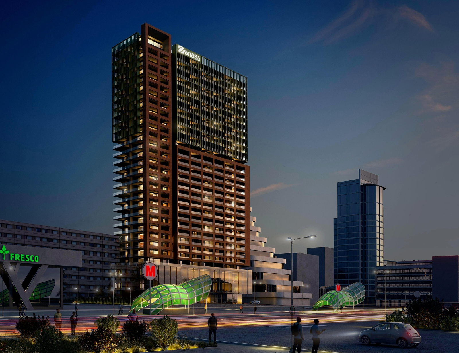 ზიგმა თბილისი - ლიფტის შახტების და პარკინგის ჰიდროიზოლაცია