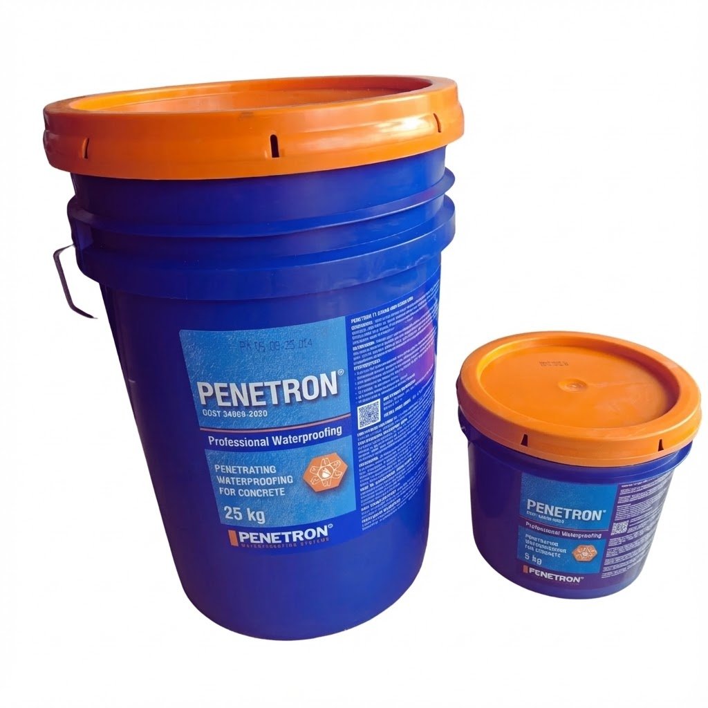 Penetron - წასასმელი კრისტალური ჰიდროიზოლაცია ბეტონისთვის
