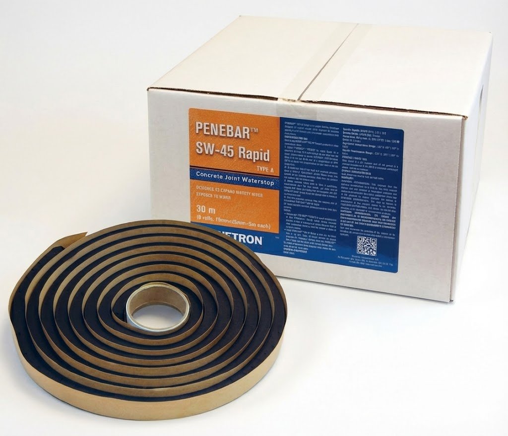 Penebar - ჰიდროსაიზოლაციო ლენტა ბეტონის ცივი ნაკერების ჰერმეტიზაციისთვის