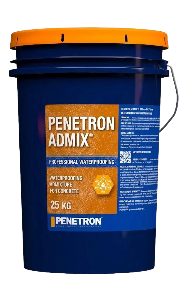 Penetron Admix - კრისტალური დანამატი ბეტონის ჰიდროიზოლაციისთვის