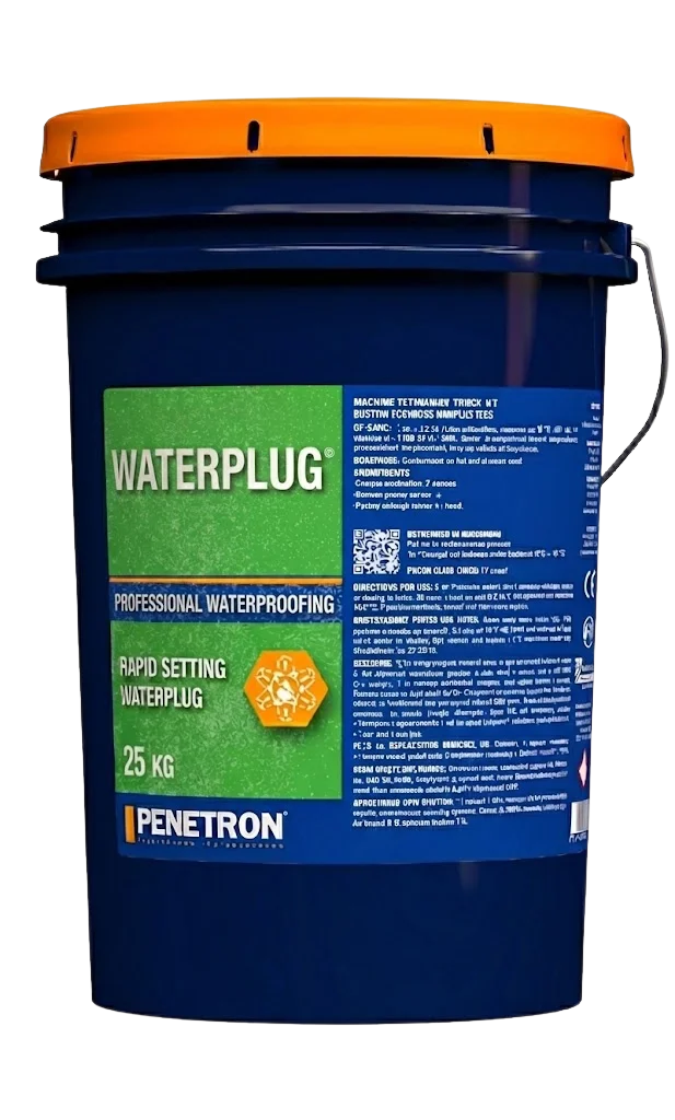 Waterplug - წყლის გაჟონვის სწრაფი შეჩერება (2-3 წუთი)